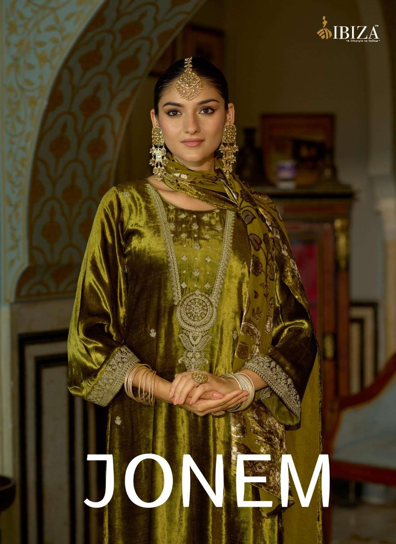 jonem by ibiza lifestyle pure viscose velvet designer salwar kameez wholesale price surat