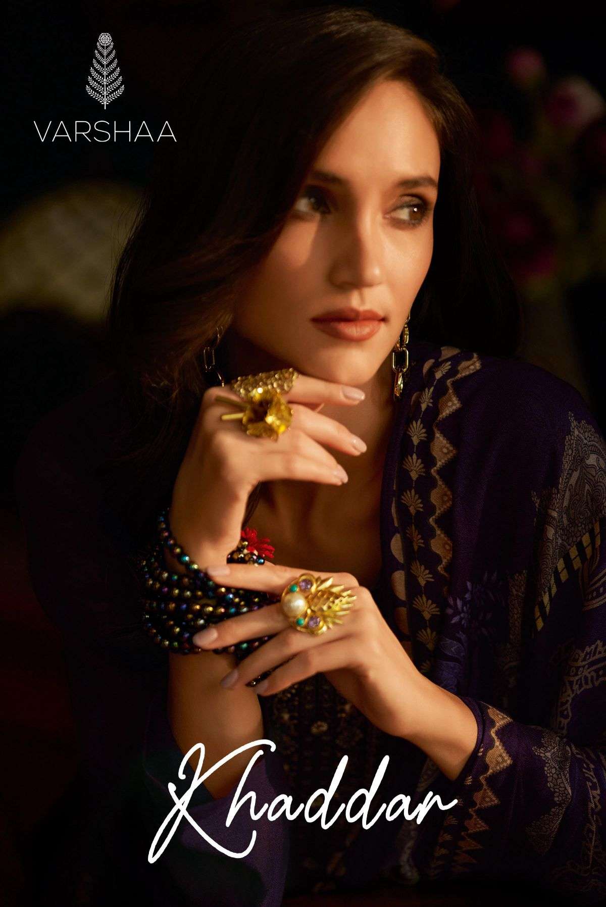 khaddar by varsha exclusvie designer embroidered salwar kameez wholesale price surat