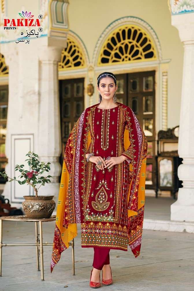 KHUSHBOO VOL 9 BY PAKIZA PRINTS LAWN COTTON PAKISTANI WHOLESALE SALWAR KAMEEZ SURAT 