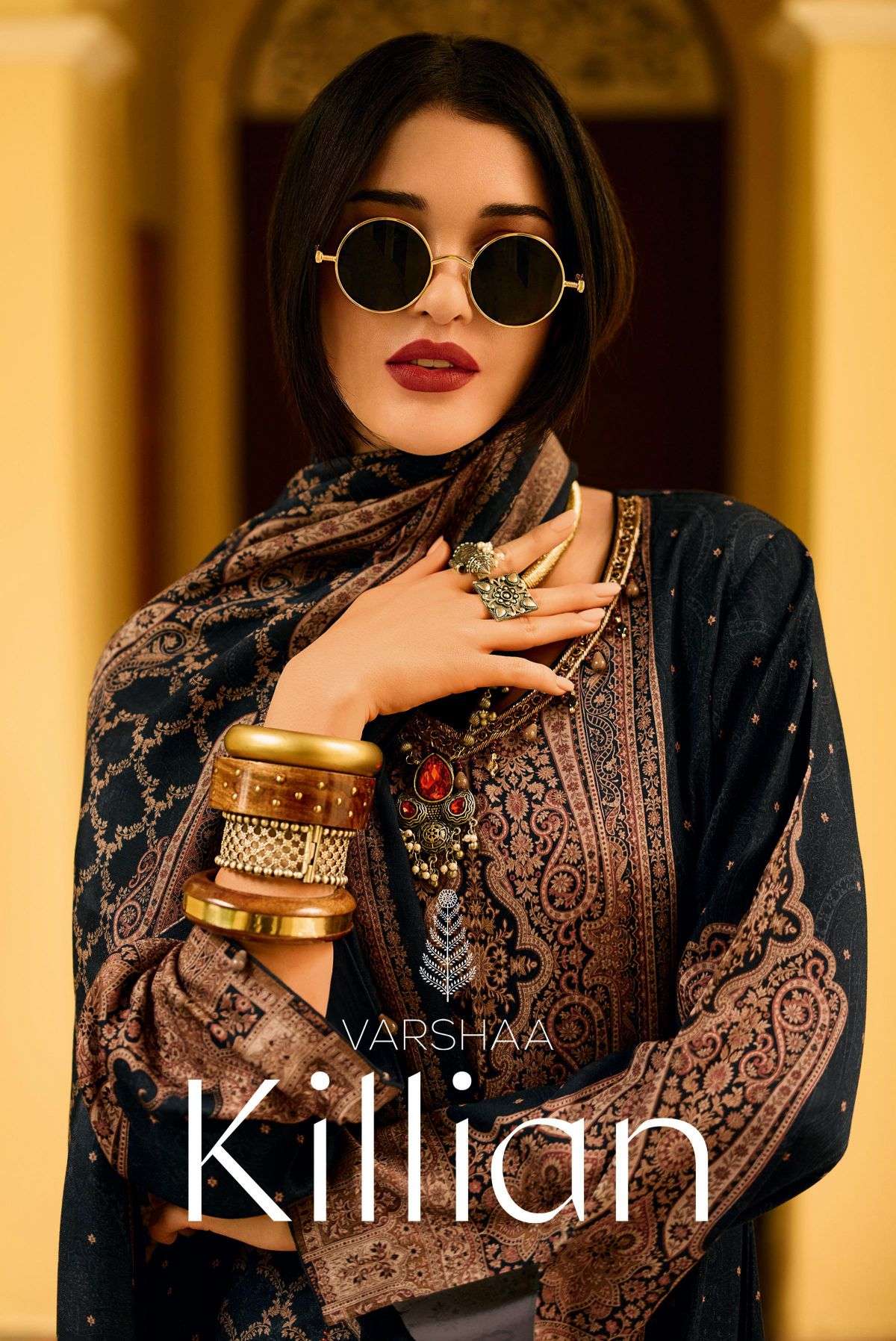 killian by varsha fashion fancy handwork digital printed pashmina salwar kameez wholesale price surat