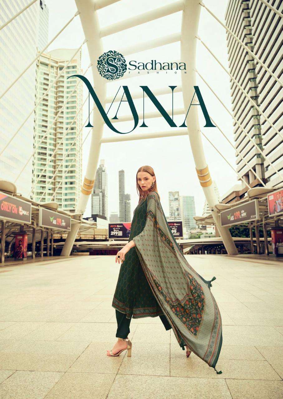 nana by sadhana fashion 11500-11505 series fancy digital printed pashmina salwar kameez wholesale price surat