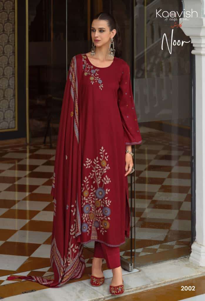 noor by kaavish fashion pure viscose pashmina unstich salwar kameez wholesale price surat