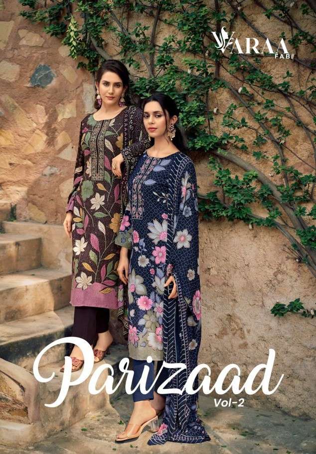parizaad vol-2 by varaa fab 2001-2006 series viscose pashmina designer salwar kameez wholesale prcie surat