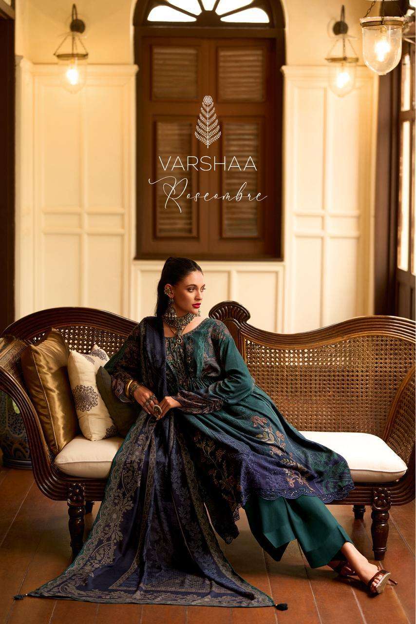 roseombre by varsha exclusvie designer pashmina salwar kameez wholesale price surat