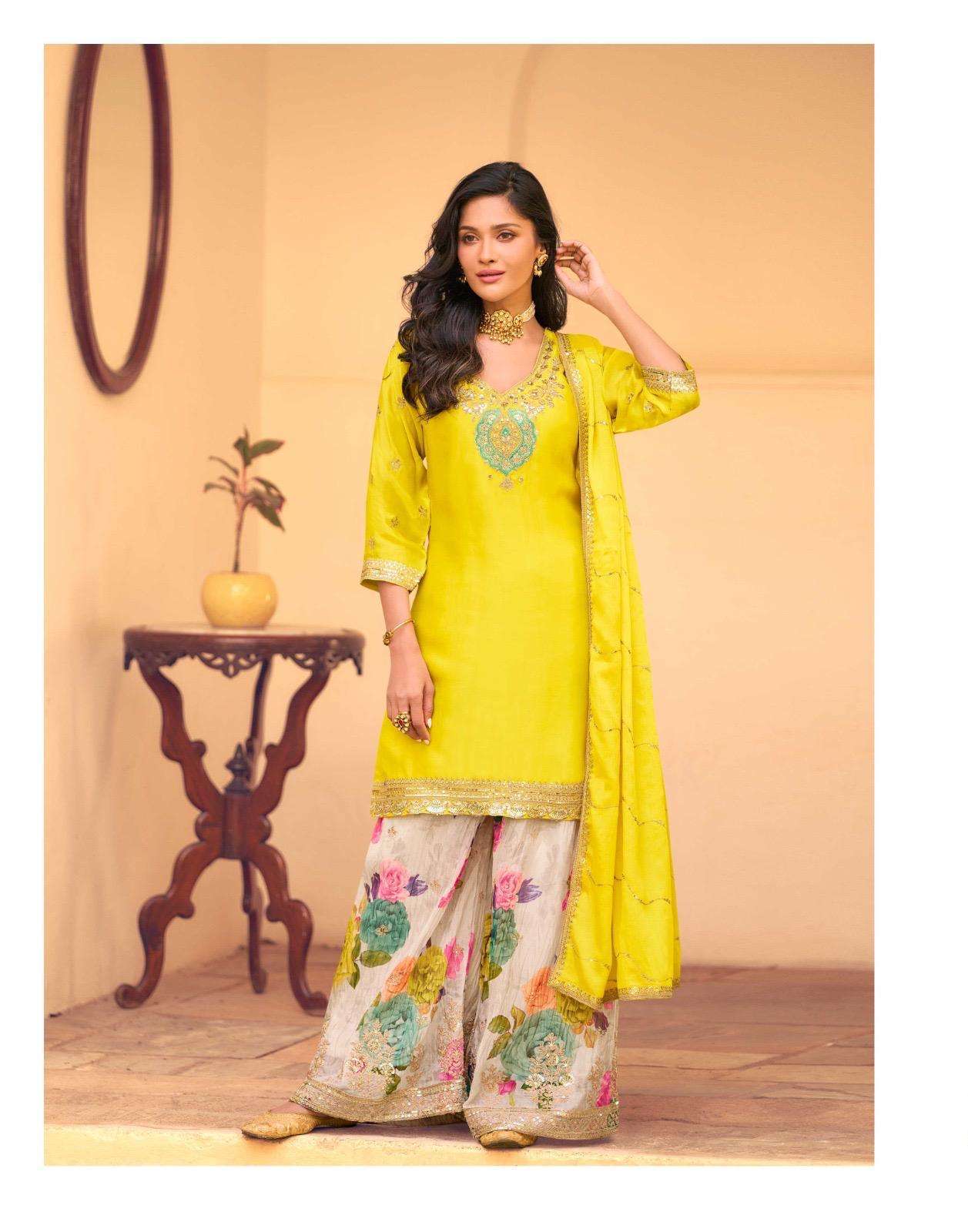 safar 5746 by sayuri designer chinon silk readymade salwar kameez wholesale price surat