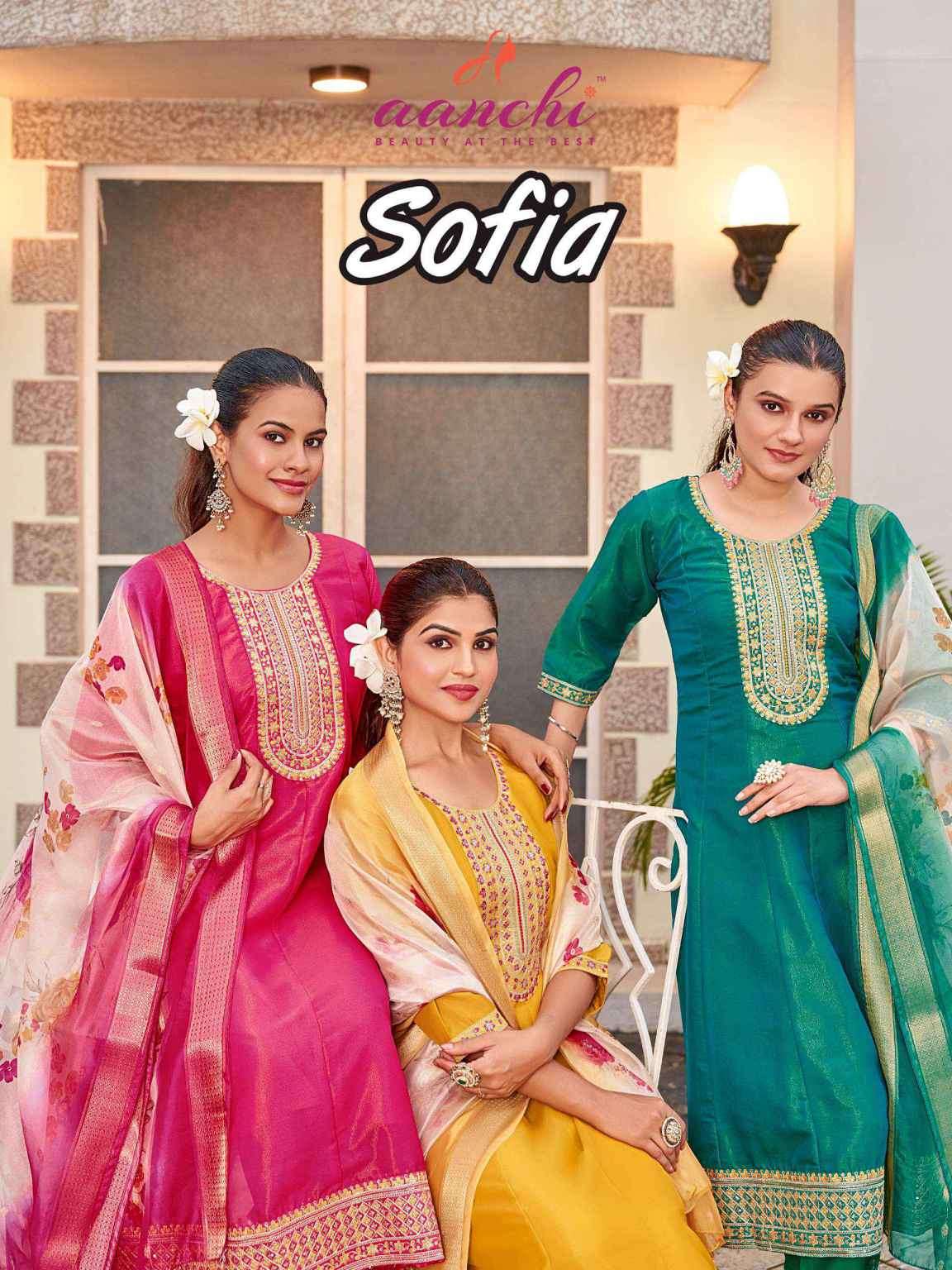 sofia by aanchi pure shimmer designer readymade salwar kameez wholesale price surat