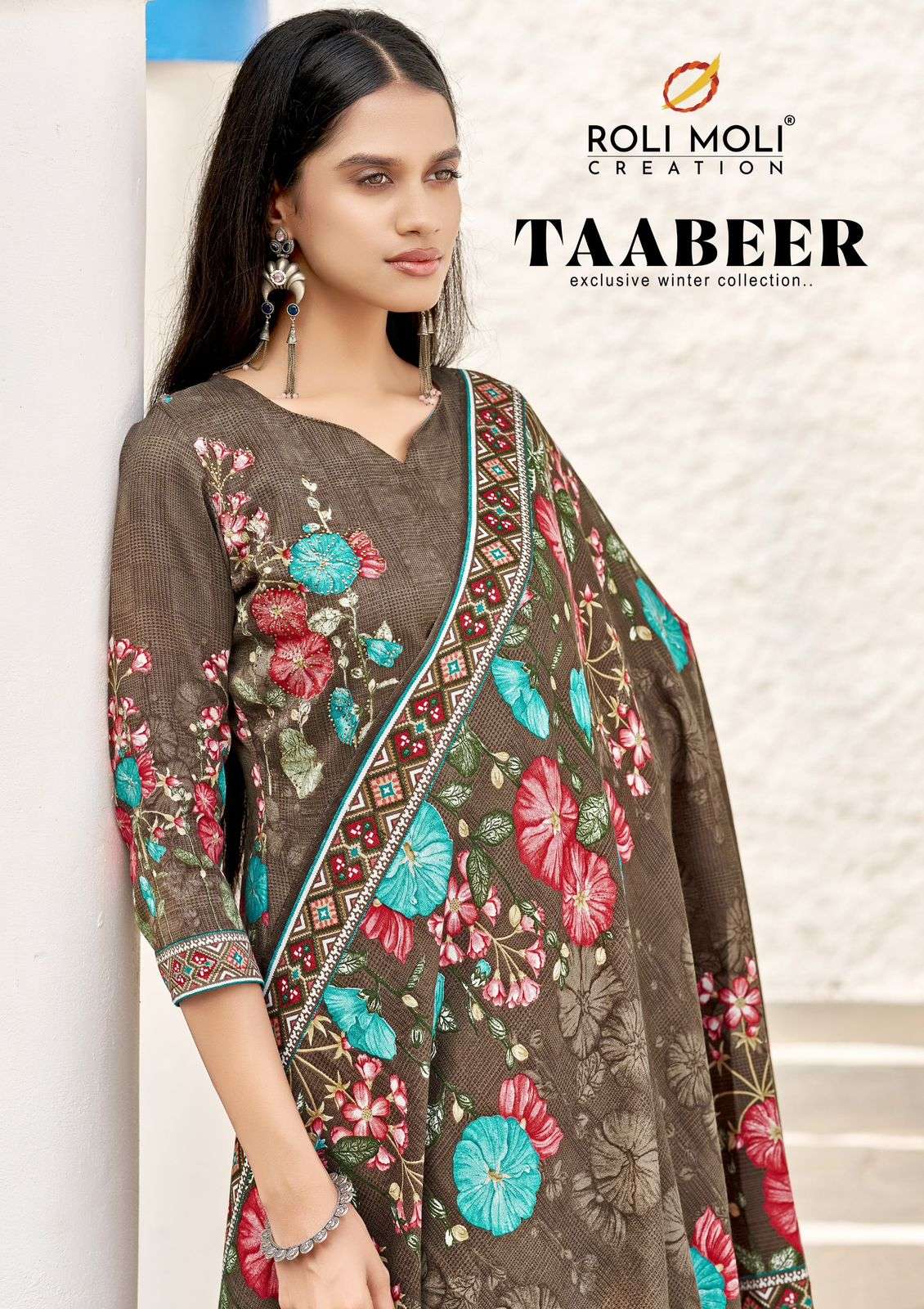 taabeer  by rolimoli creation 1001-1008 series pashmina designer salwar kameez wholesale price surat