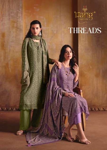 threads by rang fashion 1001-1004 series pashmina designer salwar kameez wholesale price surat