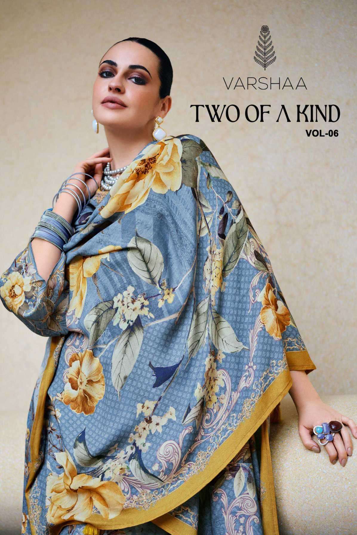 two of a kind vol-6 by varsha viscose pashmina designer salwar kameez wholesale price surat