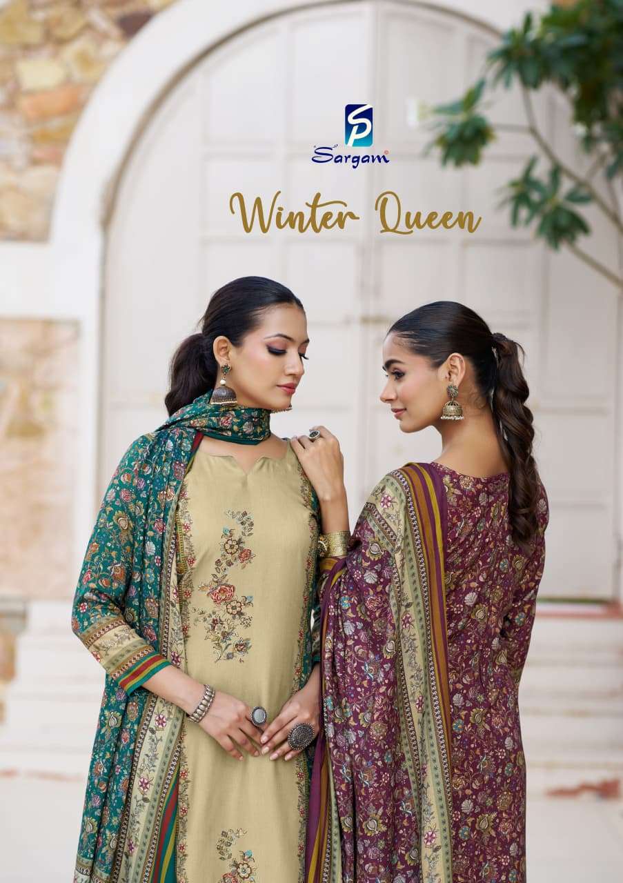 winter qween by sargam 2746 colors digital printed pashmina salwar kameez wholesale price surat