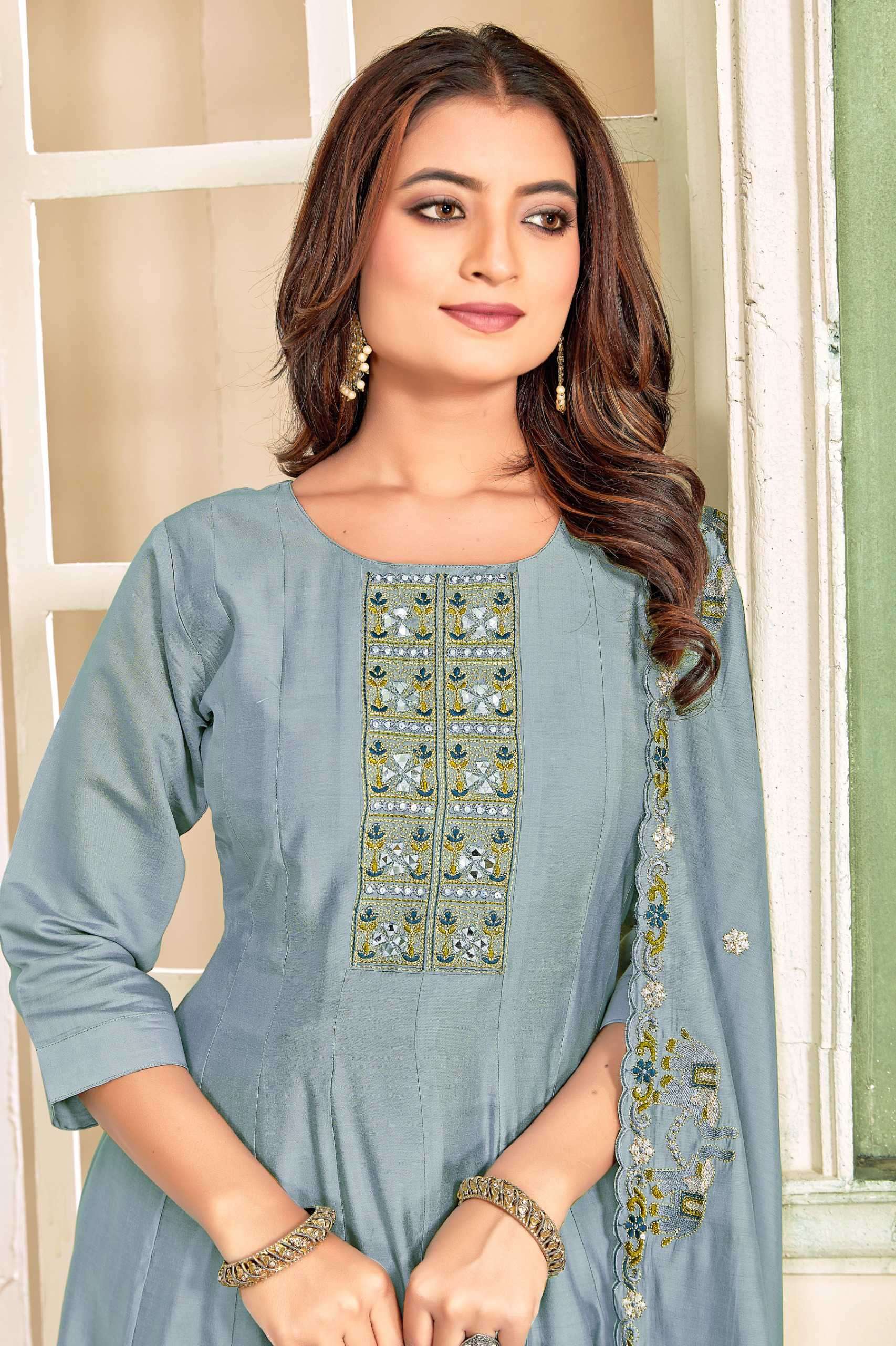 03 by pf ethnic fancy designer roman silk readymade kurti wholesale price surat