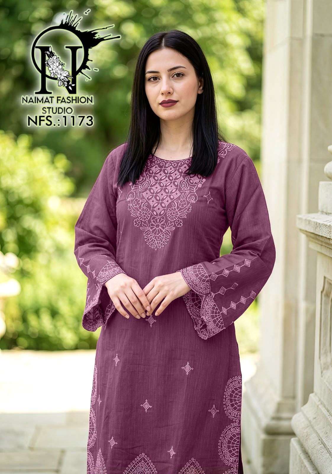 1173 by naimat latest designer embroideredr eadymade salwar kameez wholesale price surat