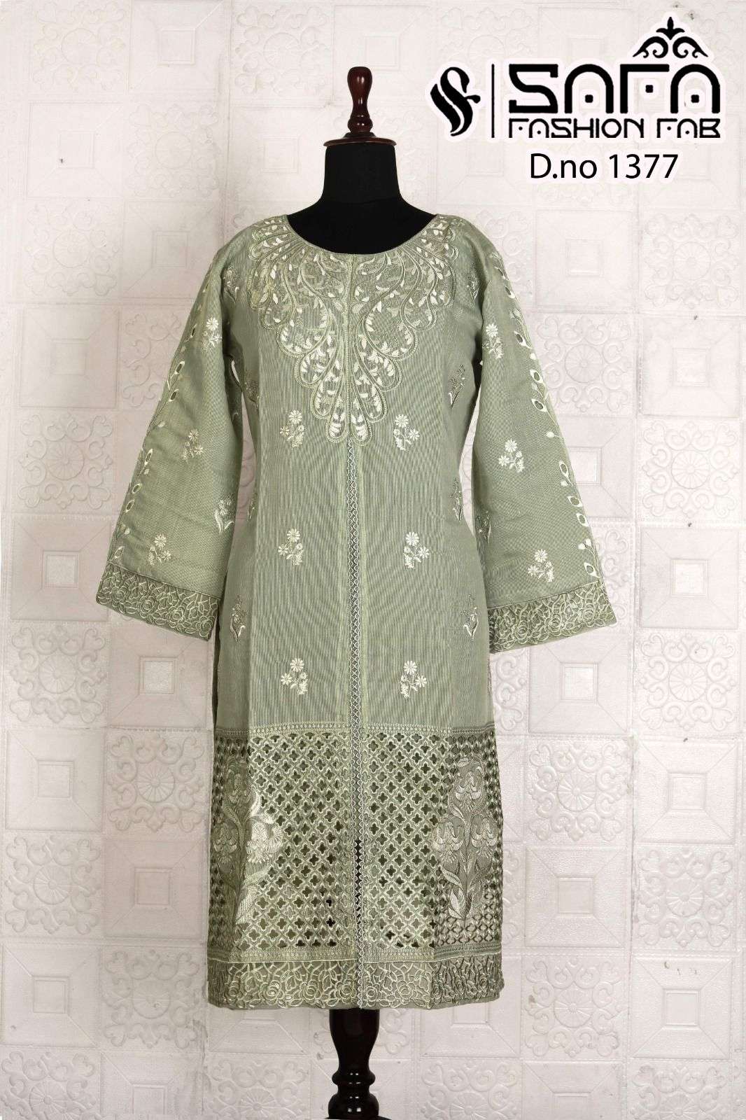 1377 by safa fashion fab exclusvie designer linen readymade salwar kameez wholesale price surat