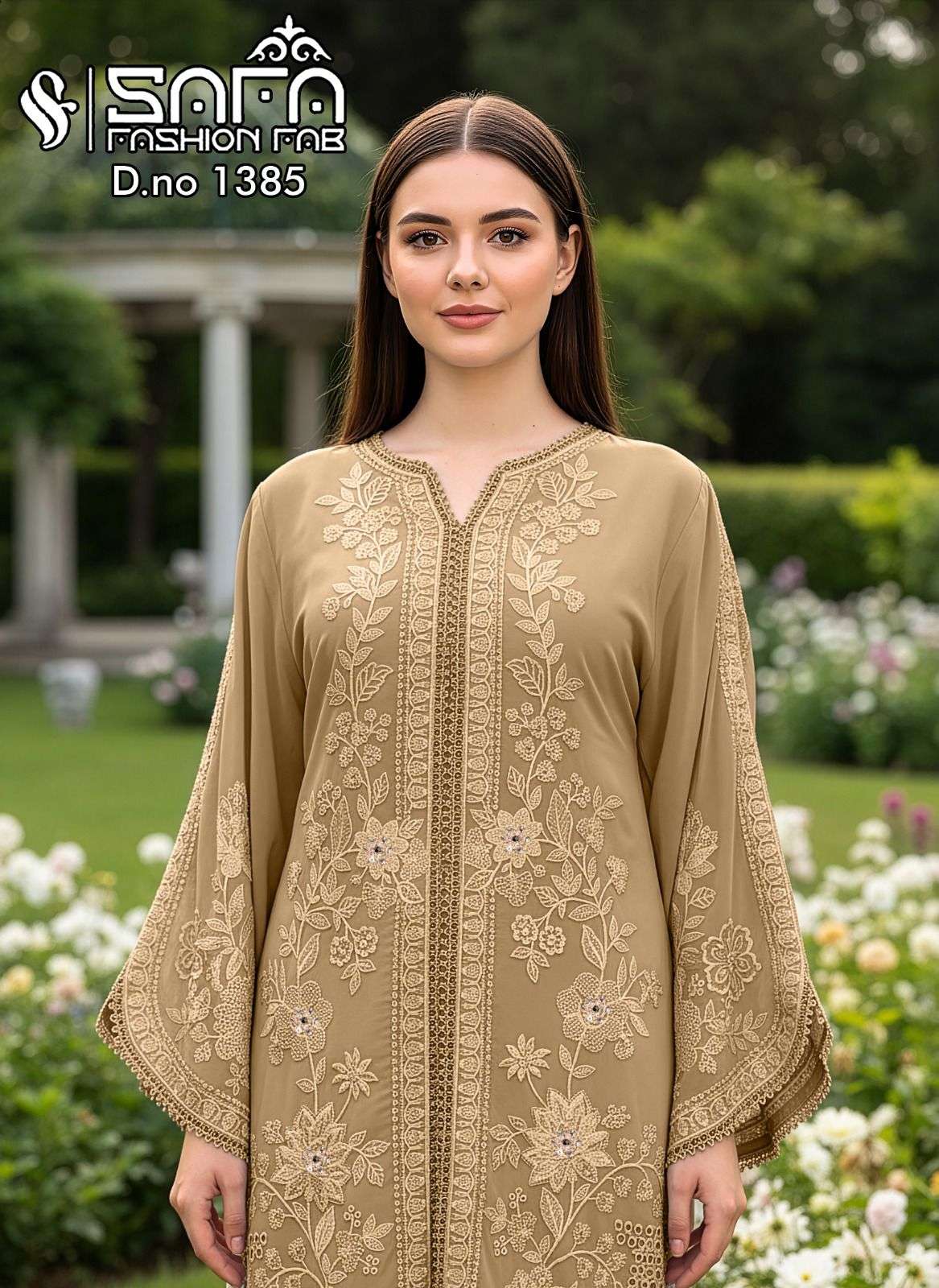 1385 by safa fashion fab exclusvie designer georgette readymade salwar kameez wholesale price surat