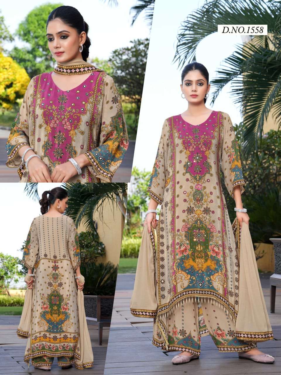 1558 by aanchi natural crepe designer readymade kurti wholesale price surat