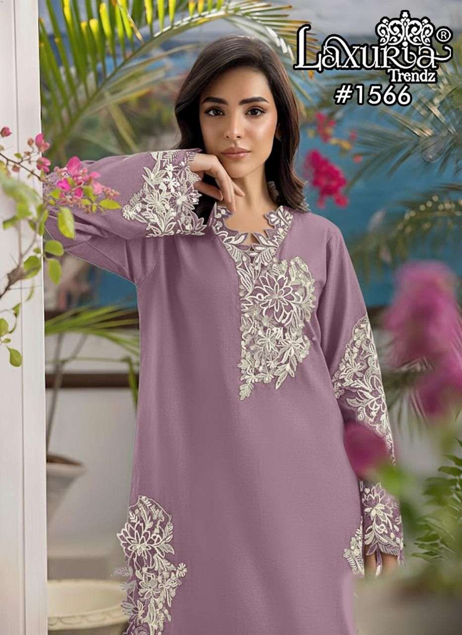 1566 by laxuria trendz latest designer soft bsy readymade salwar kameez wholesale price surat