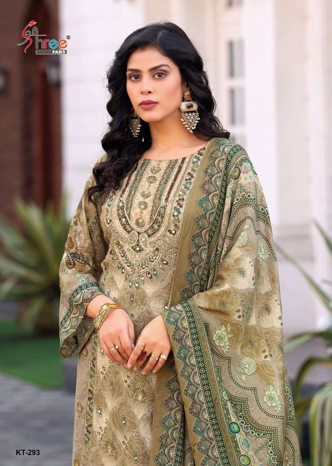 293 by shree fabs fancy digital printed viscose muslin salwar kameez wholesale price surat