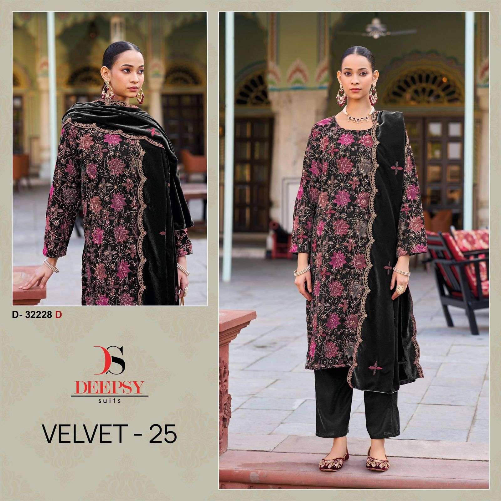 32228 by deepsy suit exclusvie designer velvet salwar kameez wholesale price surat