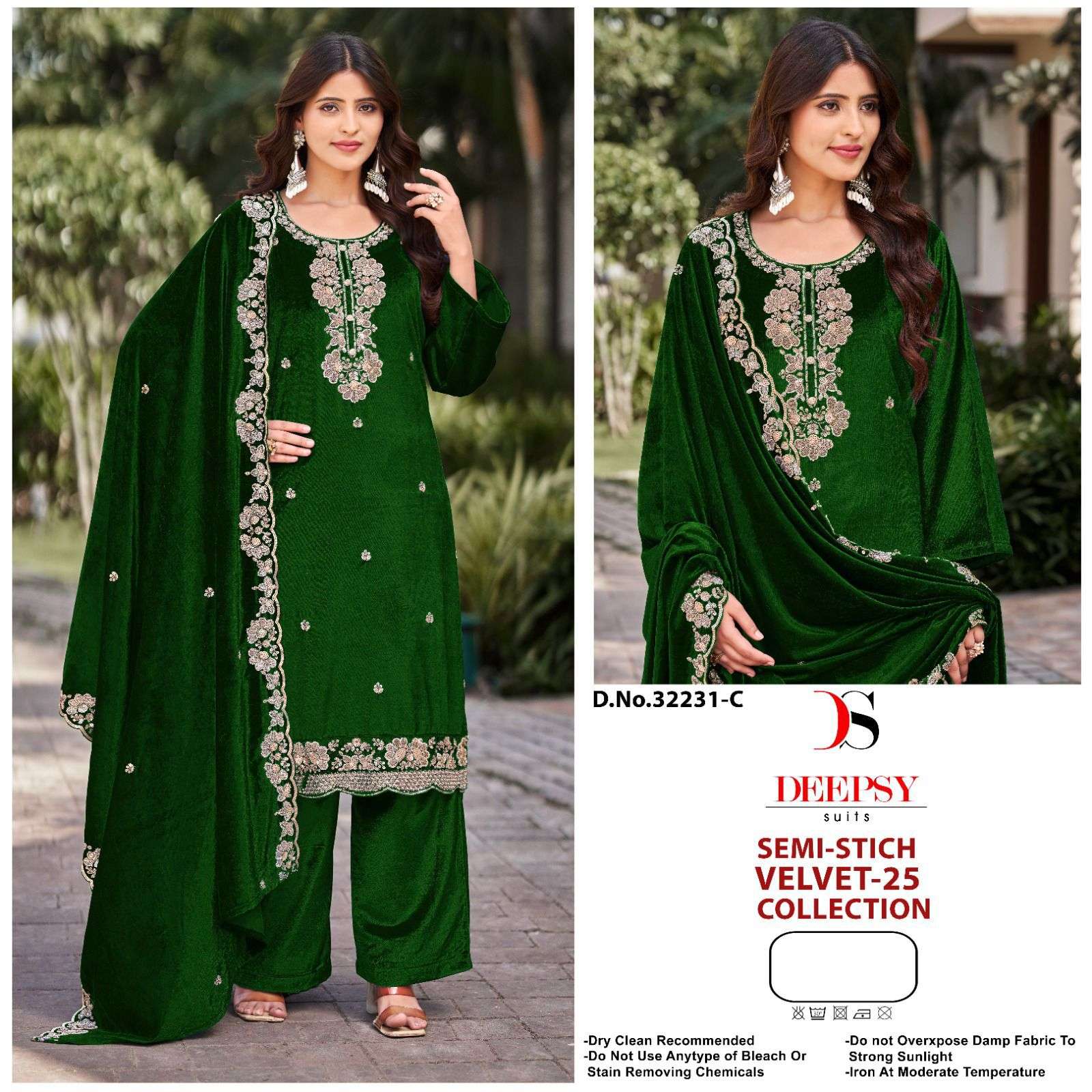 32231 by deepsy suit fancy beads work velvet salwar kameez wholesale price surat