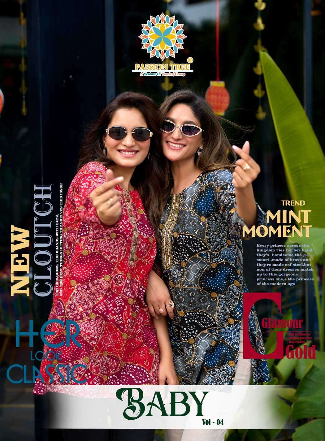 baby vol-4 by passion tree 4001-4011 casual wear rayon redymade short top wholesale price surat