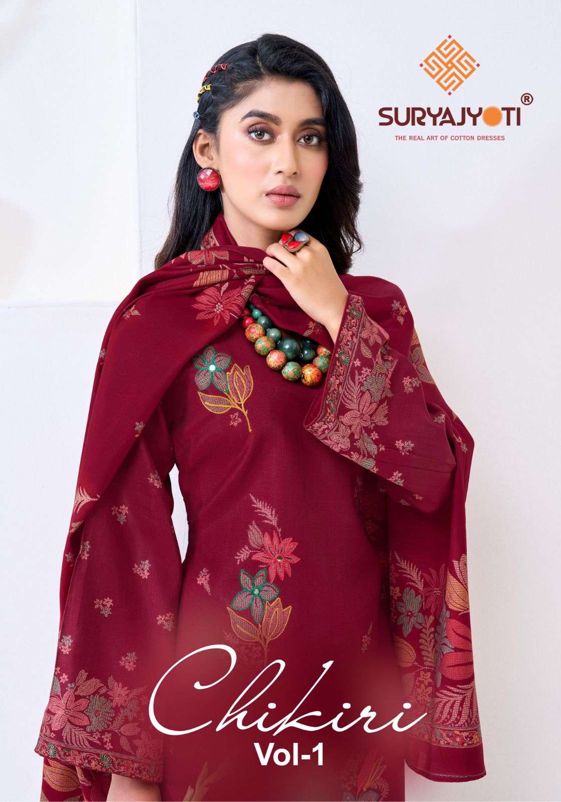 chikiri vol-1 by suryajyoti latest designer roman salwar kameez wholesale price surat
