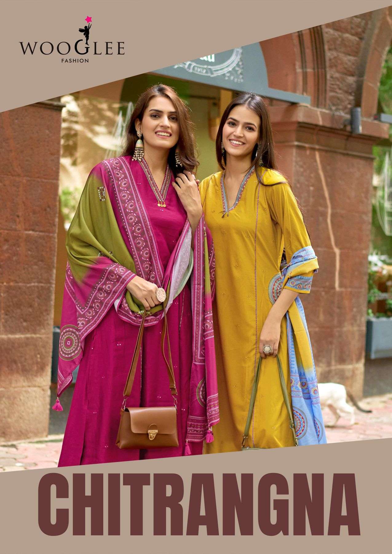 chitrangna by wooglee 2001-2006 series viscose designer readymade salwar kameez wholesale price surat