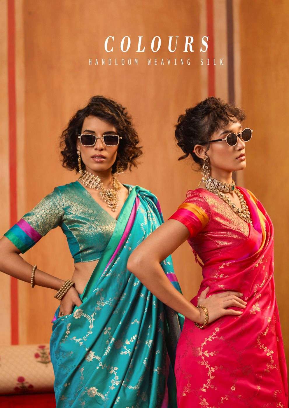 colours by rajtex latest designer soft silk saree wholesale price surat