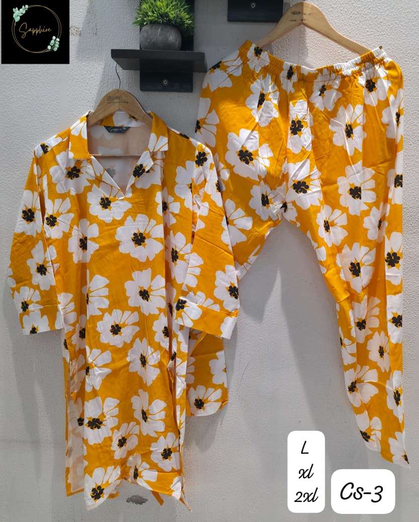 cord set vol-3 by sapphire exclusvie designer rayon readymade cord set wholesale price surat