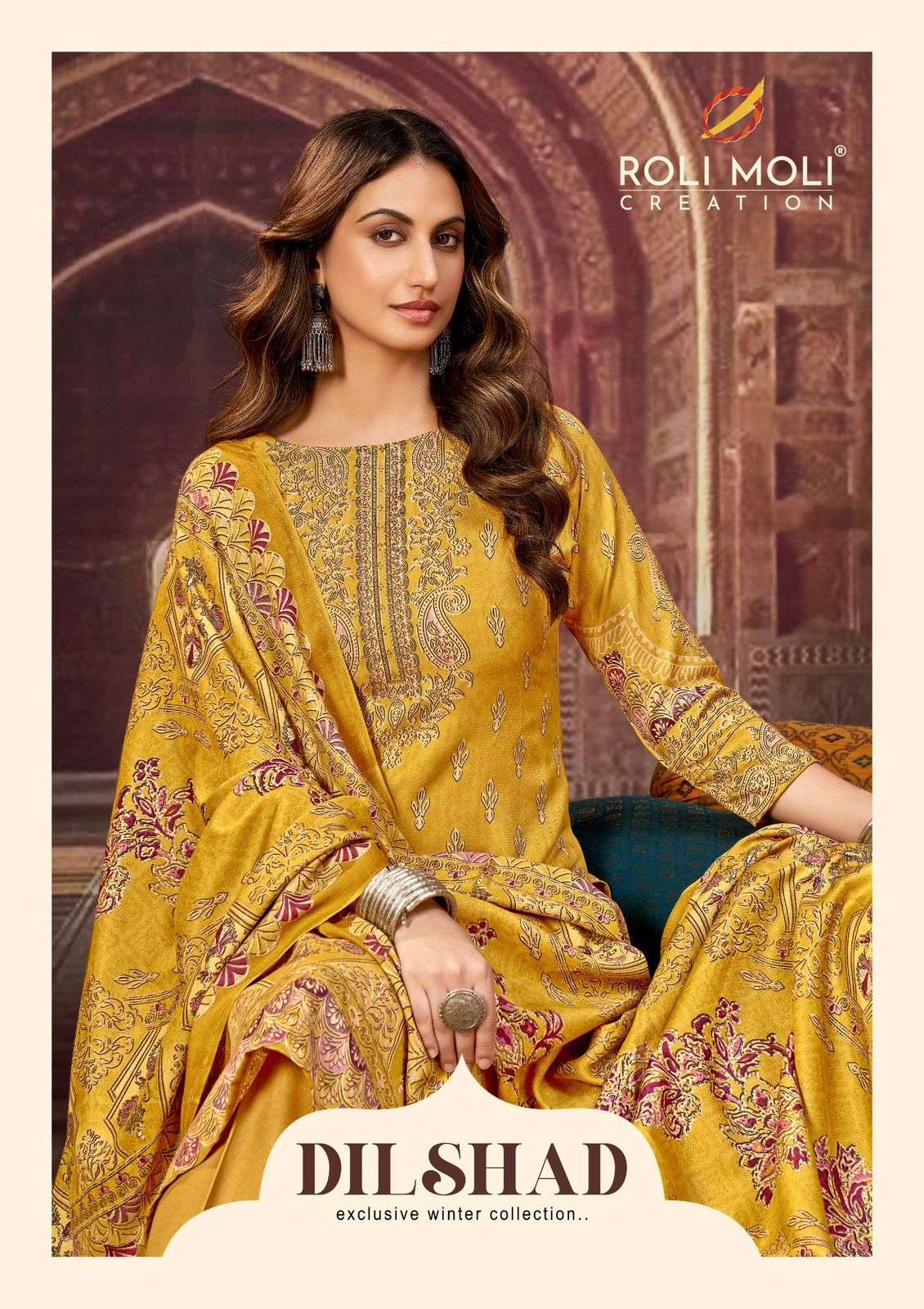 dilshad by rolimoli designer pashmina salwar kameez wholesale price surat