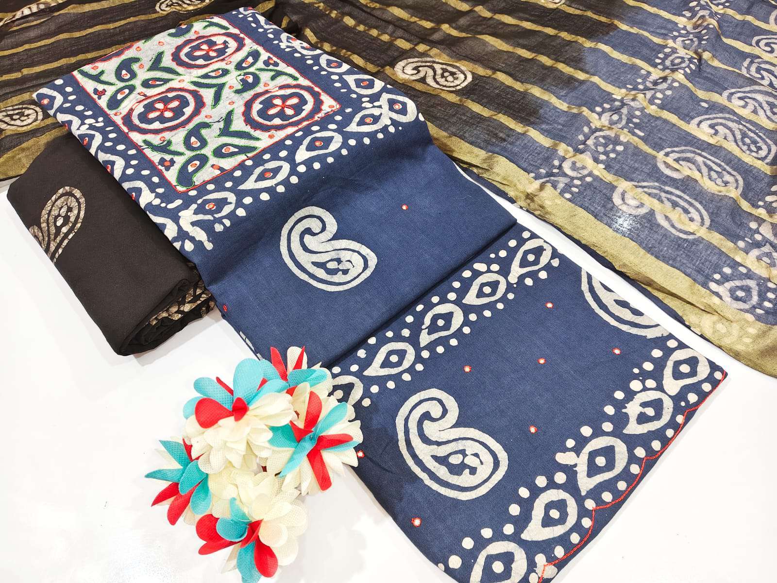 edition-1 by pf ethnic fancy designer cotton slawar kameez wholesale price surat