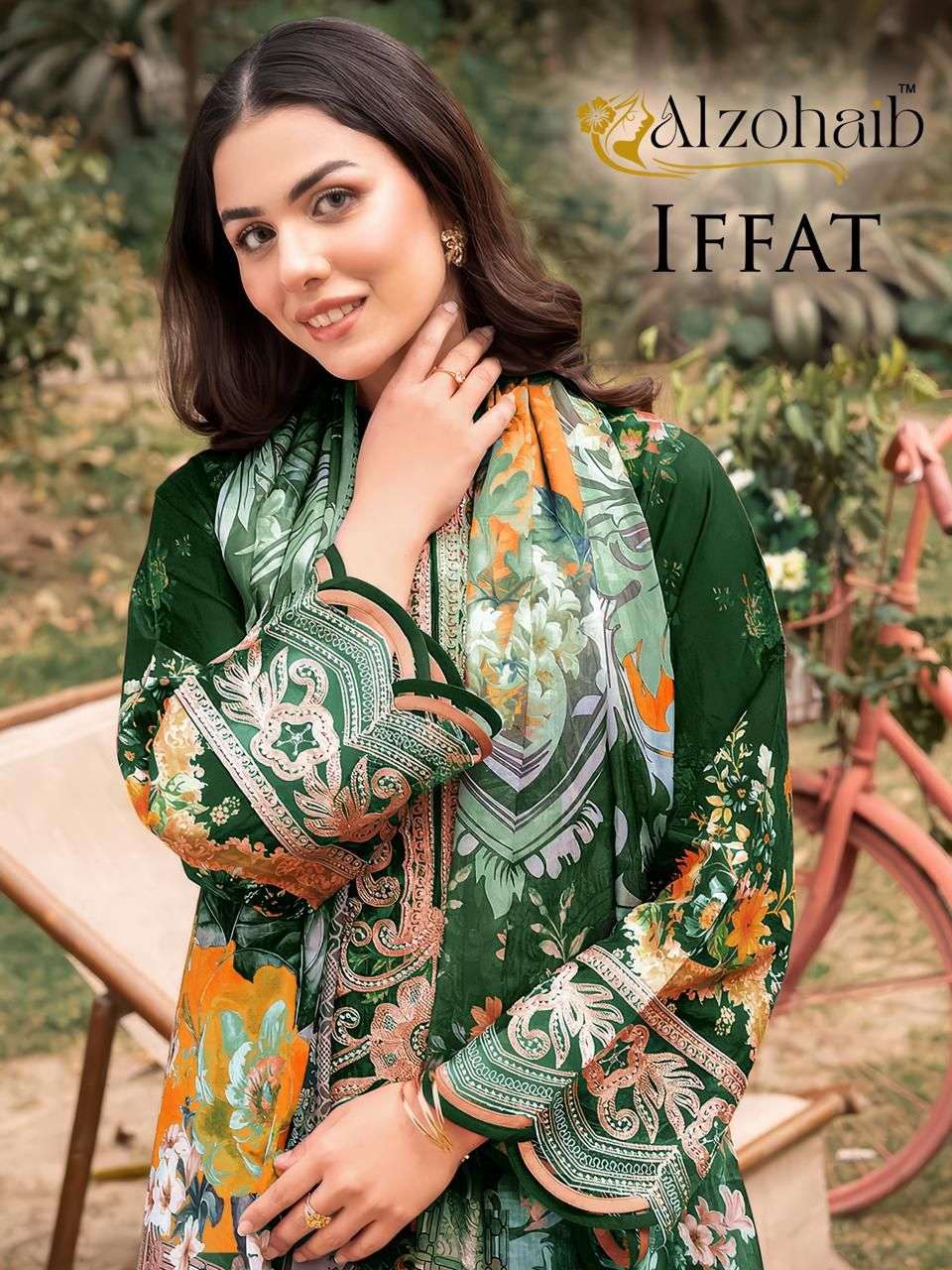 iffat by al zohaib patch work cotton pakistani salwar kameez wholesale price surat