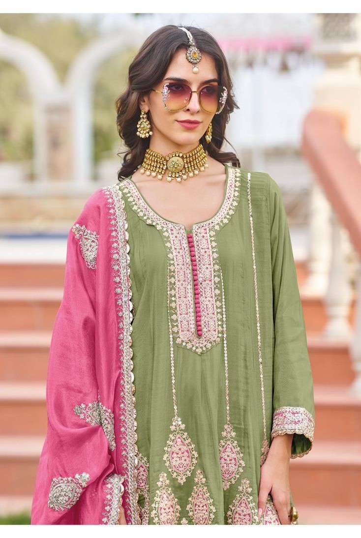 kashish vol-1 by your choice 1001-1002 series heavy embroidered readymade salwar kameez wholesale price surat