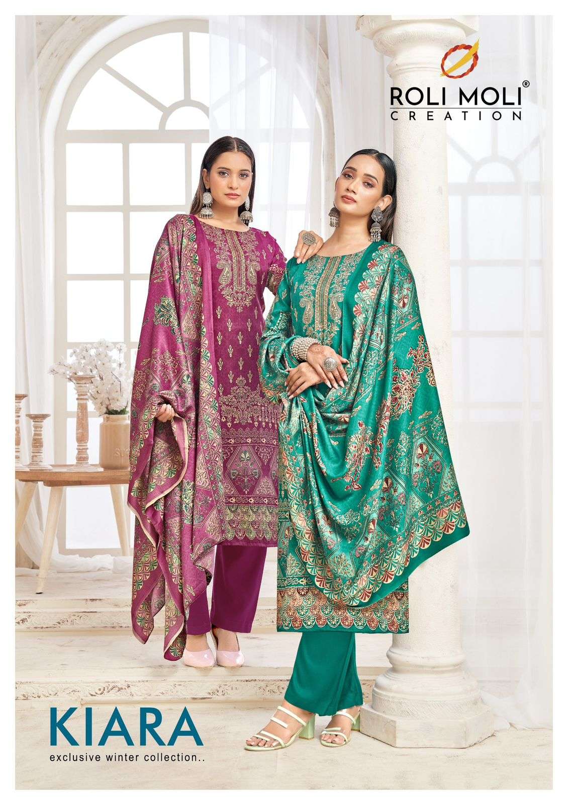 kiara by roli moli 1001-1008 aseries exclusive designer pashmina salwar kameez wholesale price surat