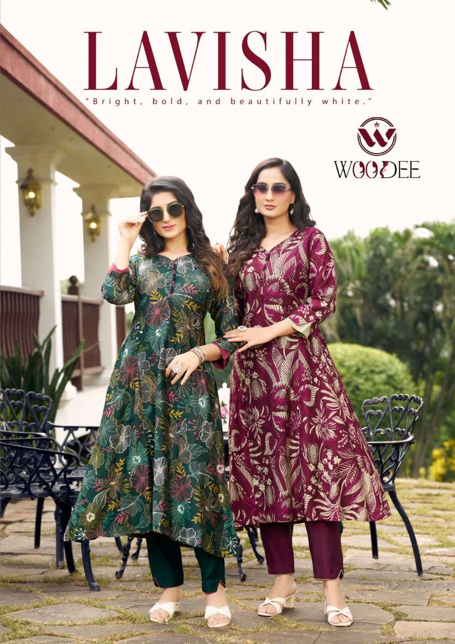 lavisha by woodee exclusive designer vatican readymade kurti wholesale price surat
