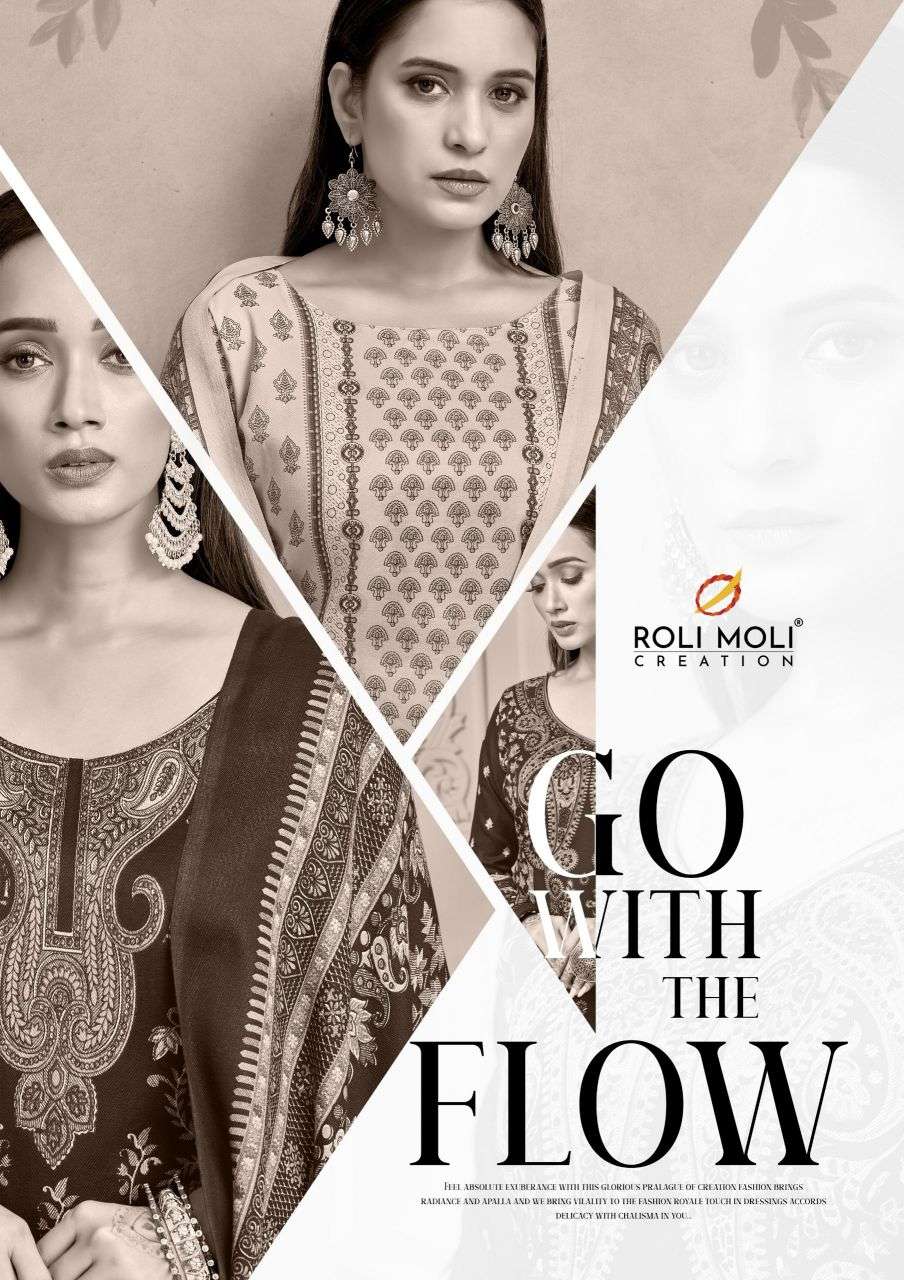nimaya by roli moli creation pashmina designer salwar kameez wholesale price surat