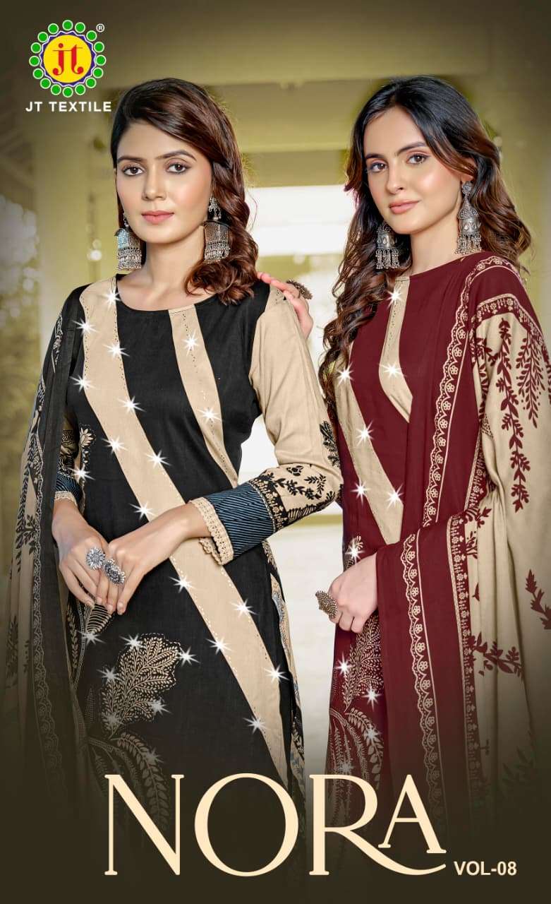 nora by jamatmal 8001-8005 series exclusvie designer rayon salwar kameez wholesale price surat