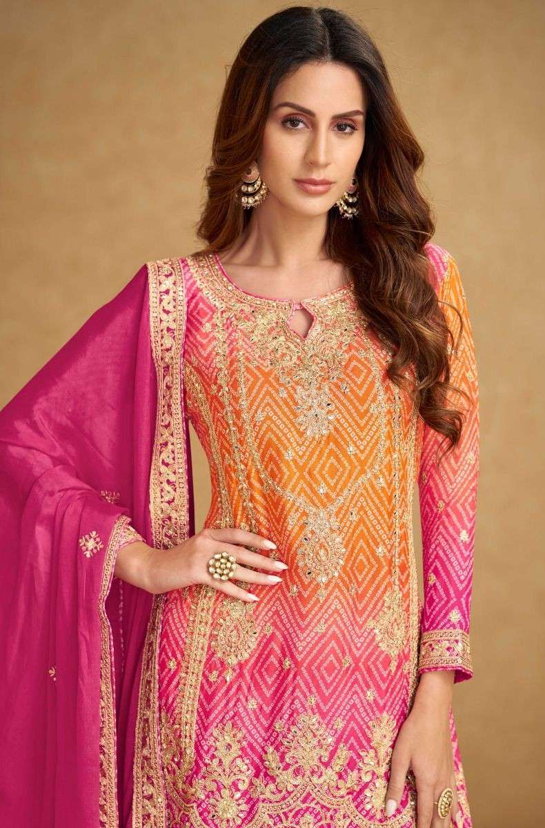 panght by gulkayra designer 7574-7575 series fancy digital printed chinon readymade salwar kameez wholesale price surat