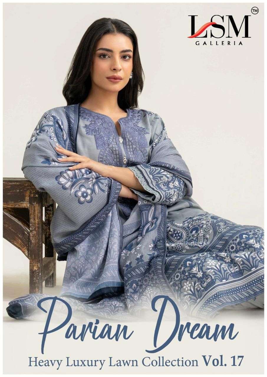 parian dream vol-17 by lsm 1701-1706 serie slawn cotton designer readymade salwar kameez wholesale price surat
