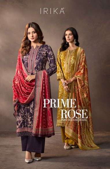 prime rose by irika 1001-1006 series viscose pashmina salwar kameez wholesale price surat