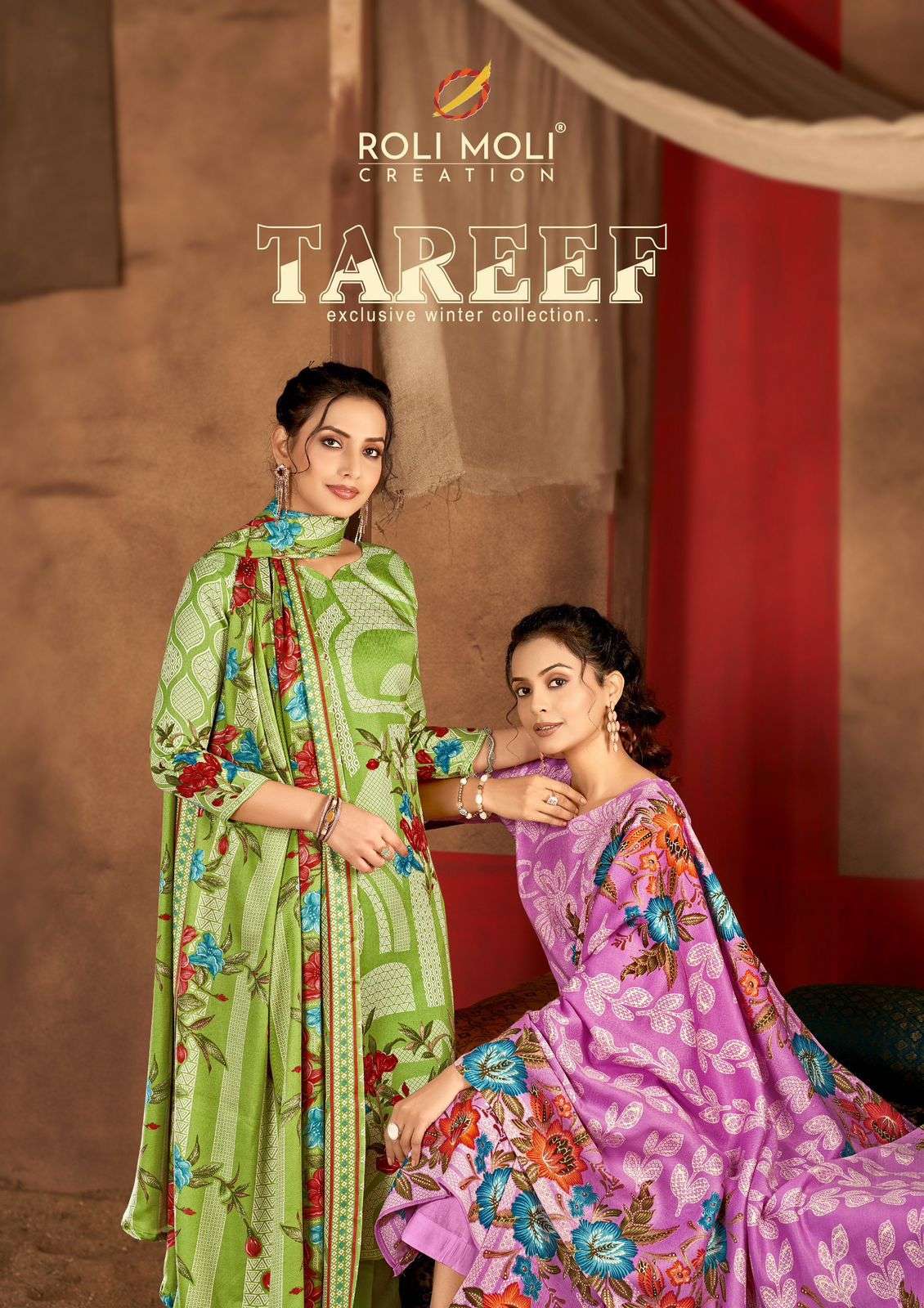 tareef by rolimoli exclusvie designer pashmina salwar kameez wholesale price surat