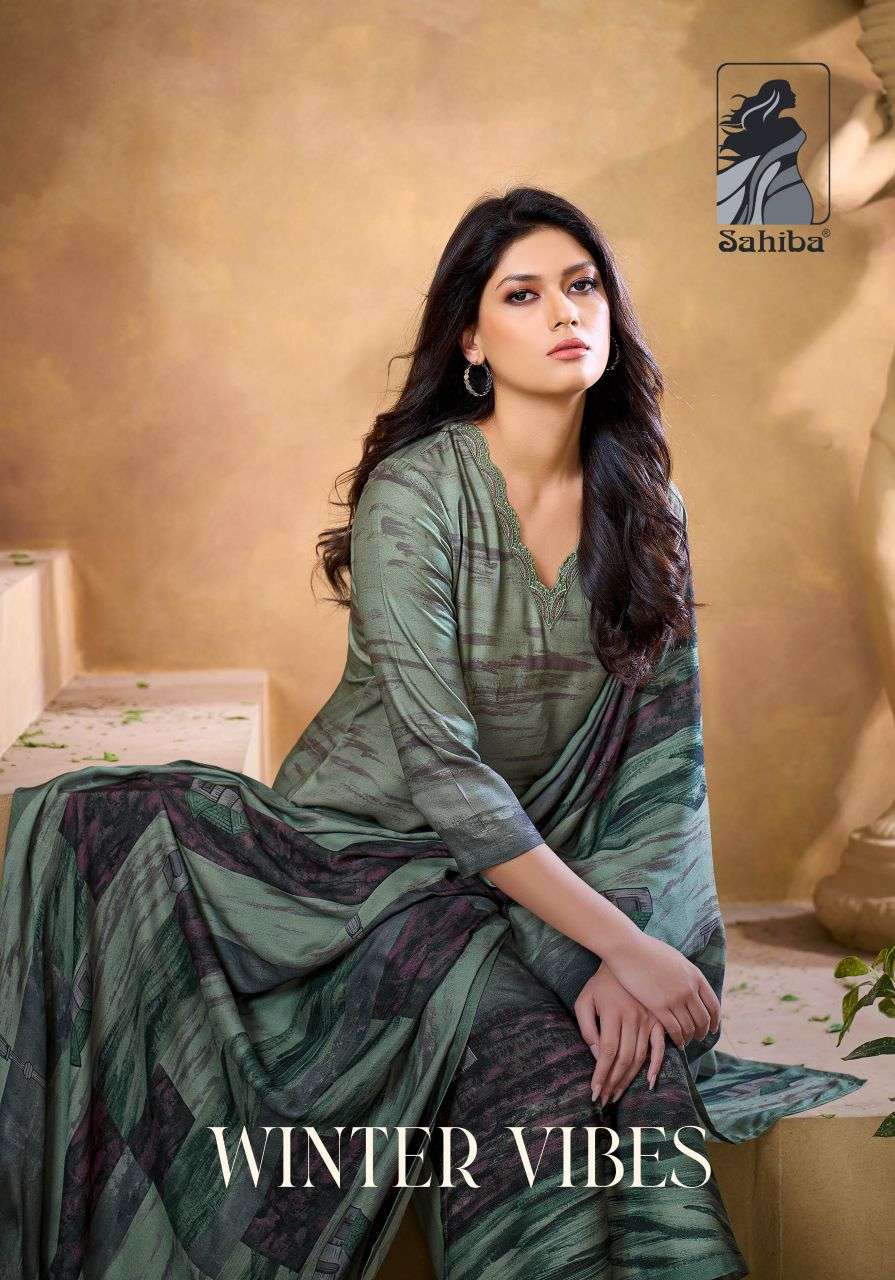 winter vibes by sahiba fancy digital printed pashmina salwar kameez wholesale price surat