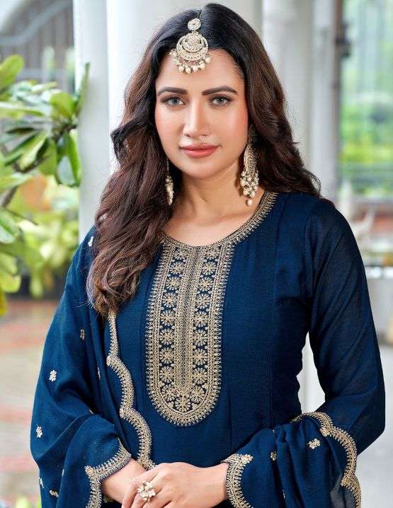 1227-1230 by gurmaya latest designer vichitra silk readymade kurti wholesale price surat