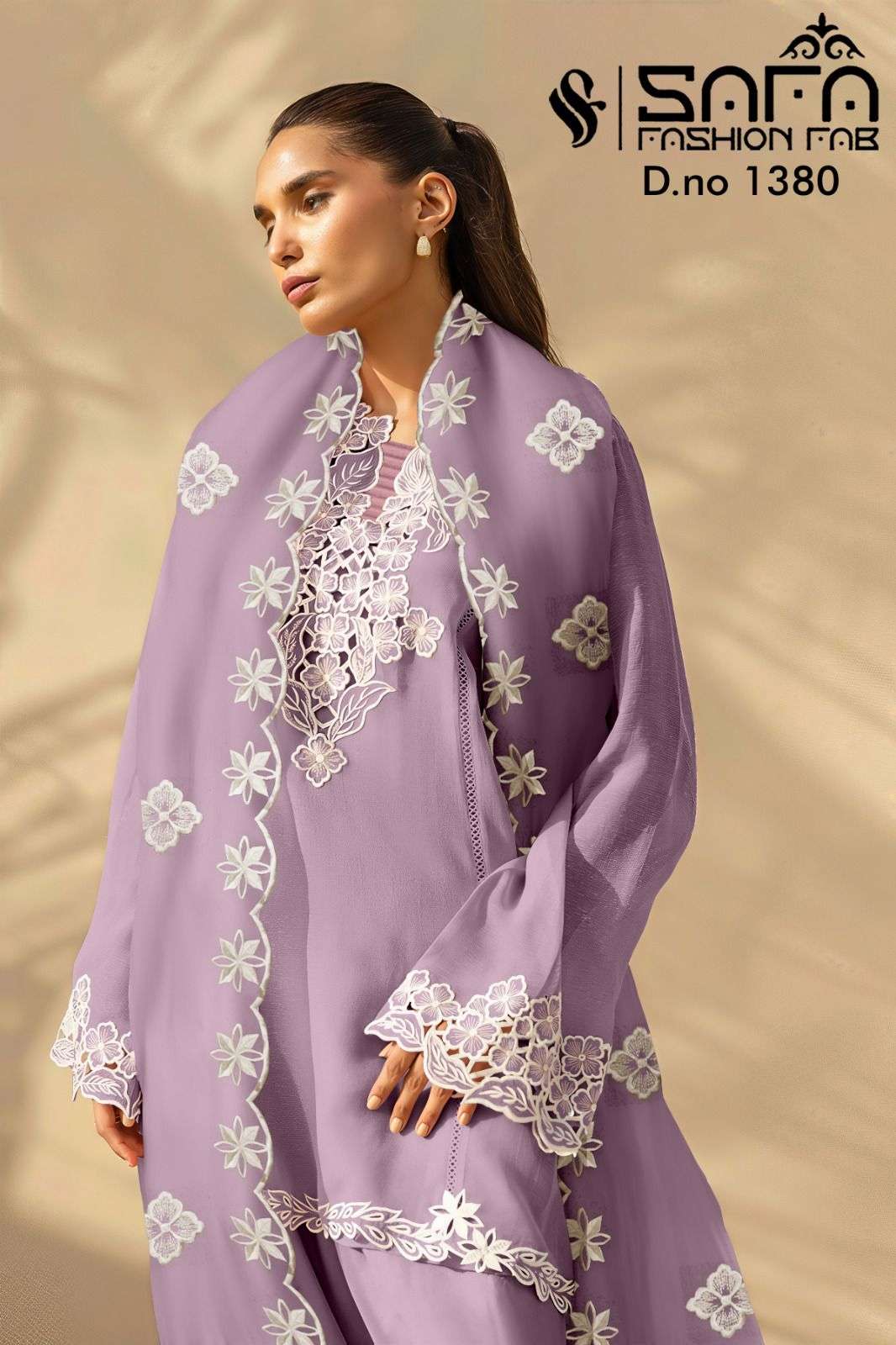 1380 by safa fashion fab party wear linen embroidered readymade suit wholesale price surat