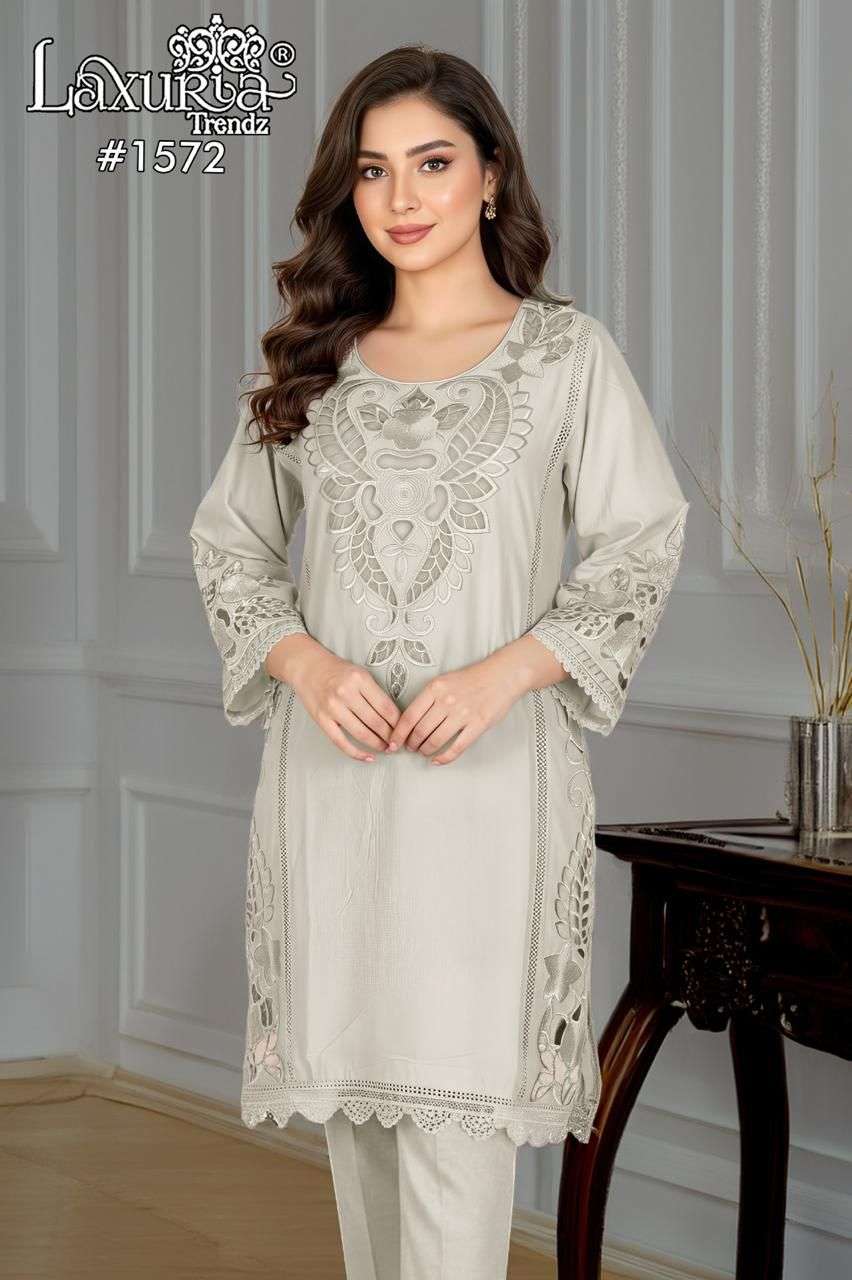 1572 bylaxuria trendz latest designer cambric readymade salwar kameez wholesale price surat