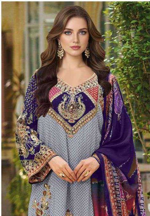 1816 by mehboob latest designer viscose muslin party wear suit wholesale price surat