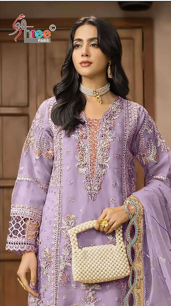 5542 by shree fabs exclusive heavy embroidered chiffon salwar kameez wholesale price surat