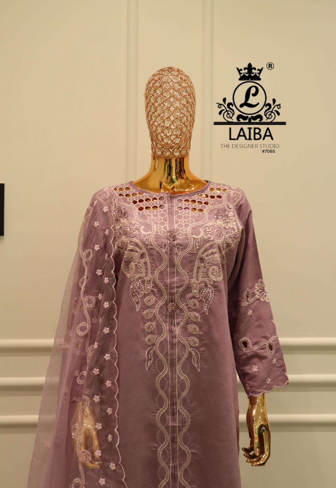 7065 by laiba latest designer viscose readymade salwar kameez wholesale price surat