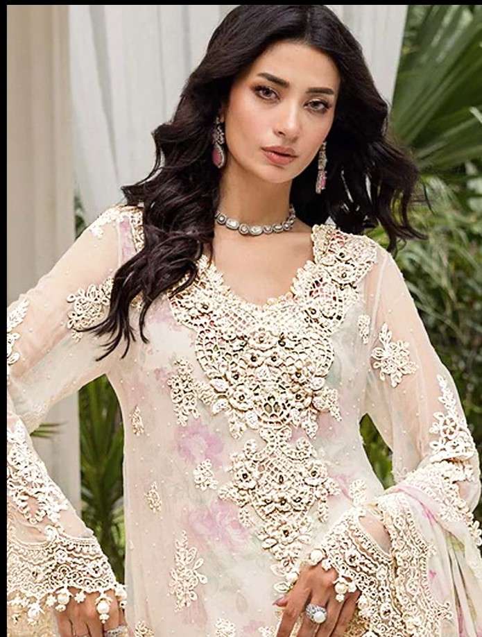 806 by serine exclusive designer embroidered chiffon salwar kameez wholesale price surat