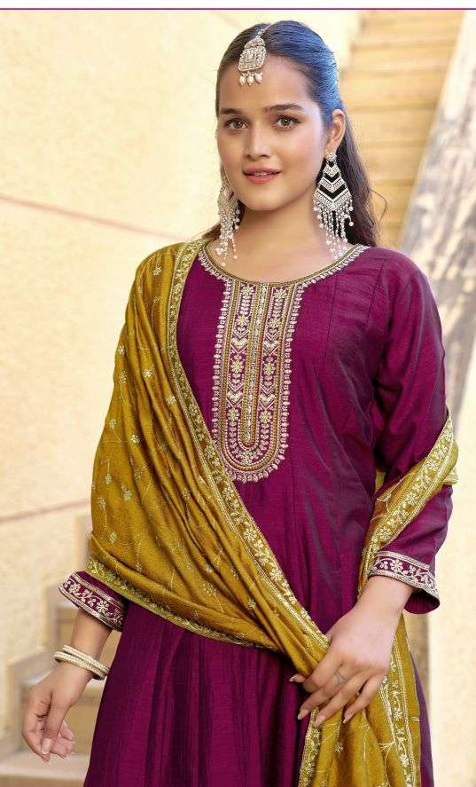 butterfly by aanchi latest designer vichitra silk readymade kurti wholesale price surat