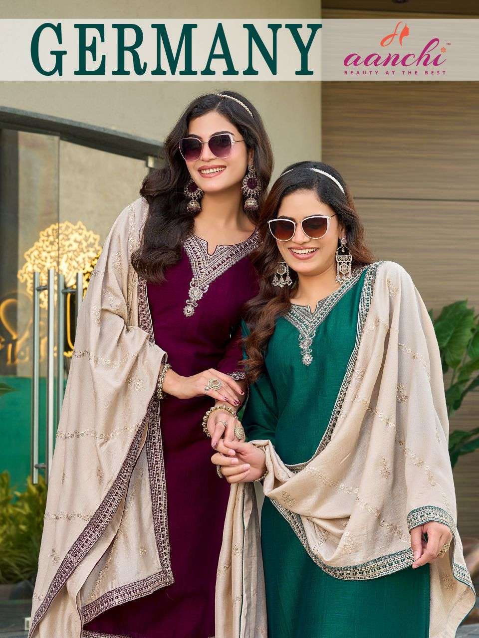 germany by aanchi  best new party wear designer salwar kameez wholesale price surat